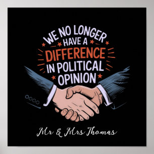 Poster Já Não Temos Diferença de Opinião Política