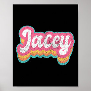 Poster Jacey First Name Girl Vintage 70s 80s Personalizad