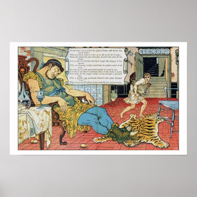 Pôster Jack e o Beanstalk (Frente)