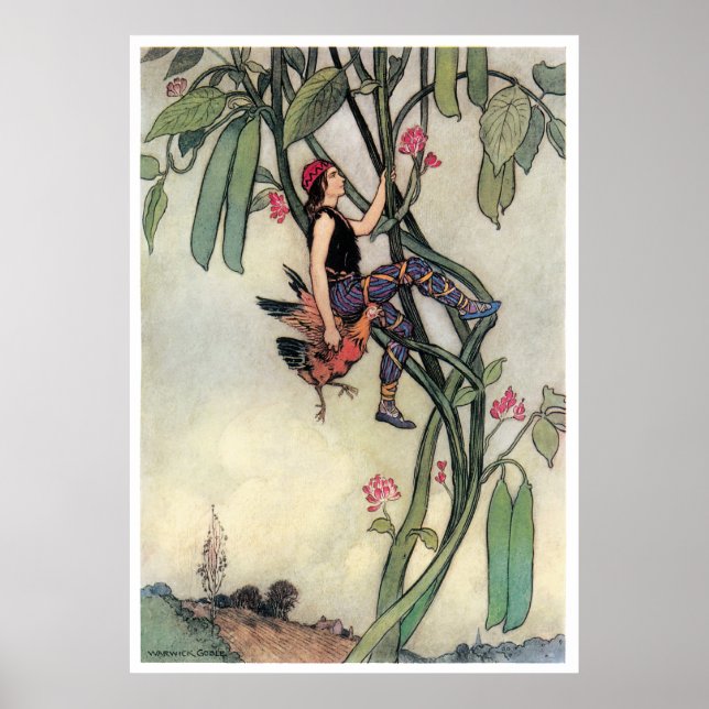 Pôster Jack e The Beanstalk (Frente)