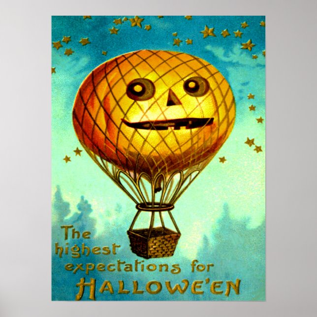 Pôster Jack O' Lantern Air Balloon (Frente)