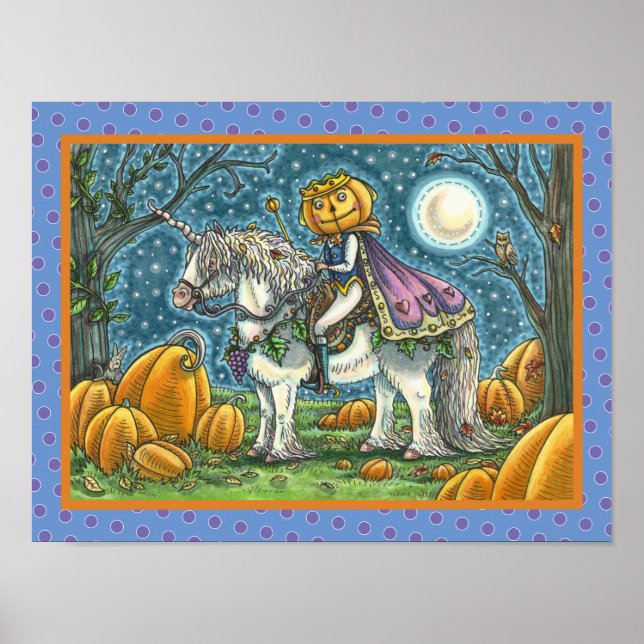 POSTER JACK O LANTERN PRINCE EM SUA MÁGICA UNICORN PONY (Frente)