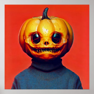 Poster Jack-O'-Lanterna Humanoid