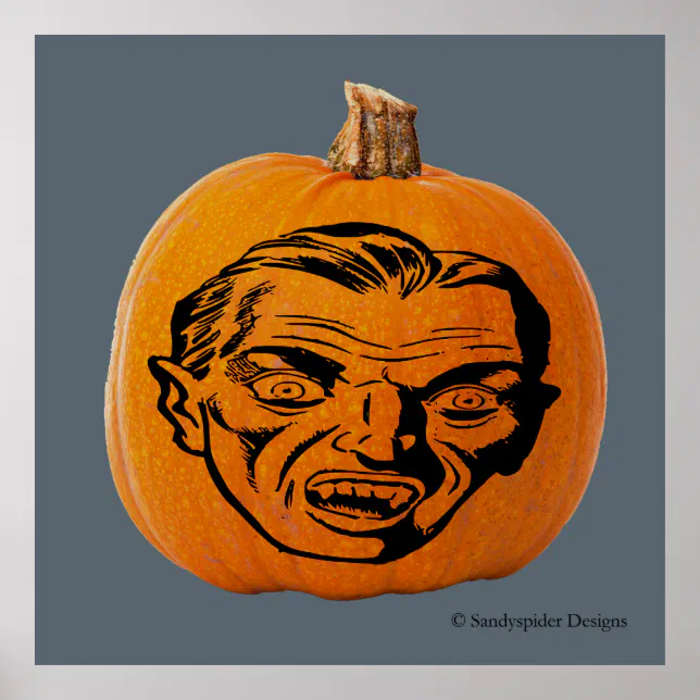 Abóbora de halloween. jack lanterna. decoração para o dia das bruxas.  abóboras engraçadas. fundo, pôster, camiseta