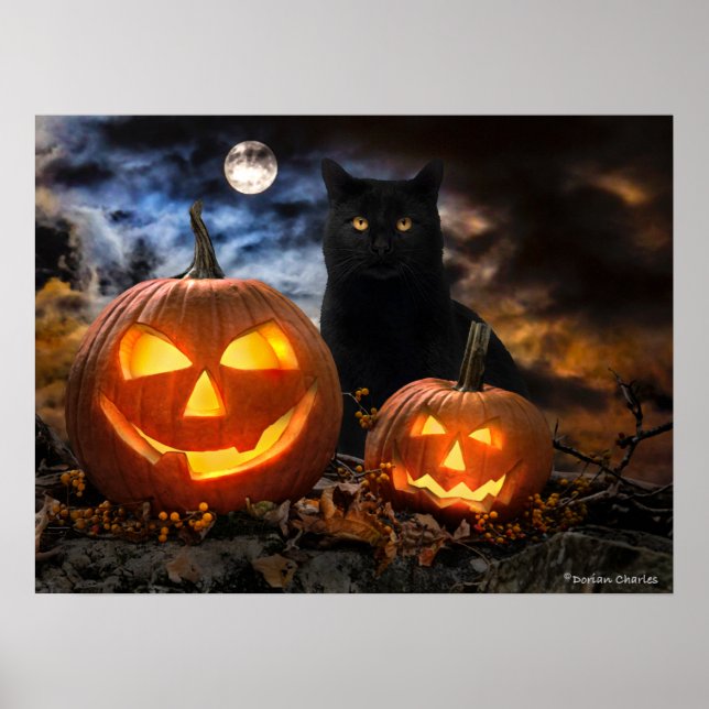 Poster "Jack O' Lanterns & Jet" (Frente)