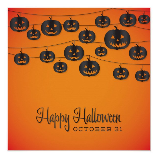 Pôster Jack O'lantern string (Frente)
