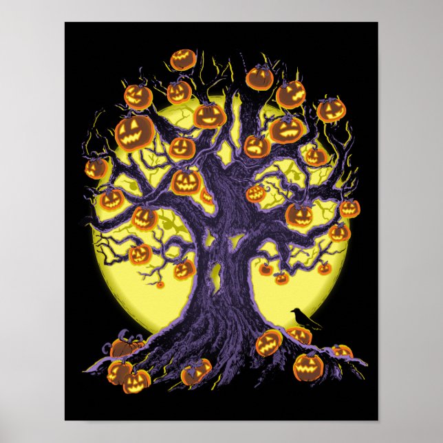 Poster Jack O'Lantern Tree (Frente)