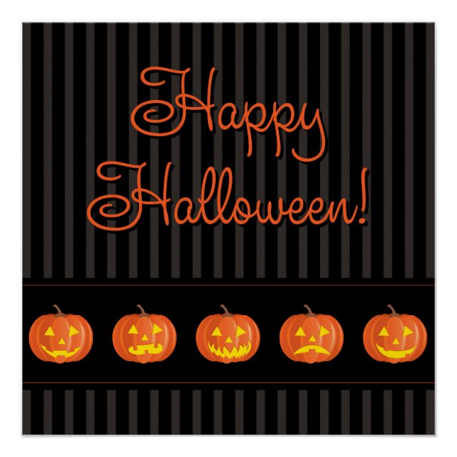 Pôster Jack O'Lanterns! (Frente)