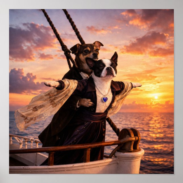 Poster "Jack & Rose" (Frente)