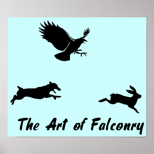 Poster Jack Russel e Falconry (Frente)