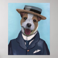 Jack Russell em Boater