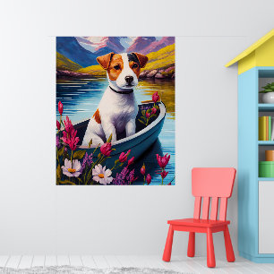 Poster Jack Russell em um Caiaque: Uma Aventura Cênica