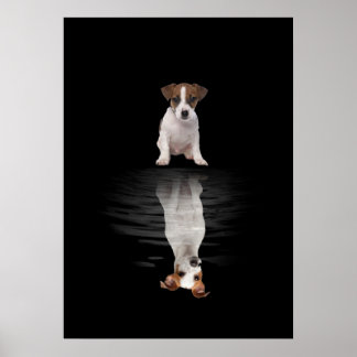 Poster Jack Russell Love Cute Jack Russell