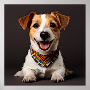 Poster Jack Russell Terrier Realism Art Retrait