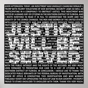 Poster Jack Smith Anti Trump Indicativo Político Citação