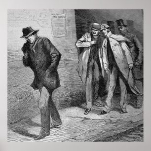 Pôster Jack the Ripper o assassino de Whitechapel