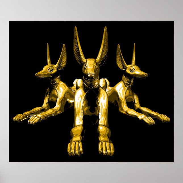 Pôster Jackals egípcios (Frente)