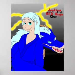 Poster Jackiea e o clã VERMELHO 6 de Ninja