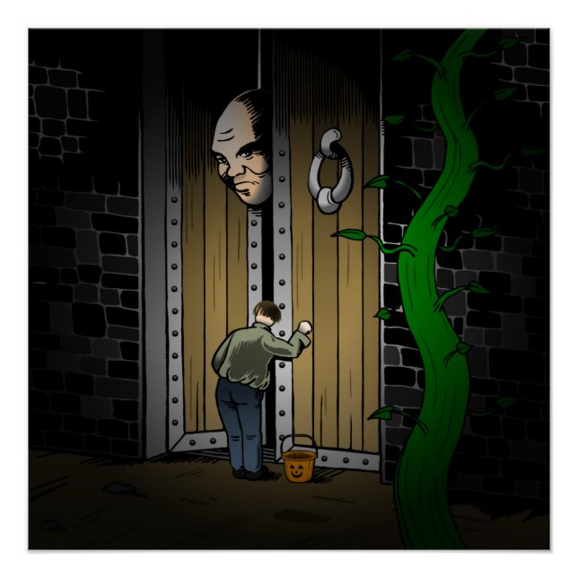 Pôster Jacks Trick ou Tratar poster (Frente)