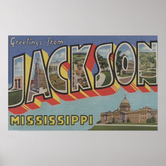 Poster Jackson, Mississippi - Grandes Cenas de Letra (Frente)