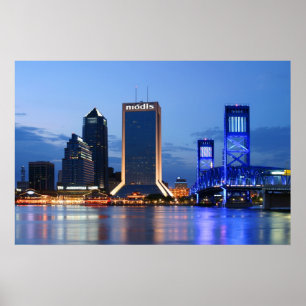 Poster Jacksonville do centro