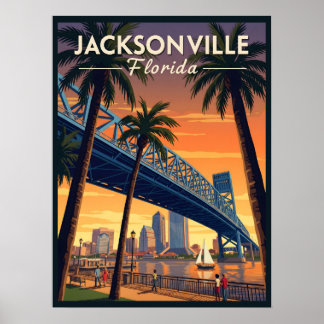 Poster Jacksonville Flórida