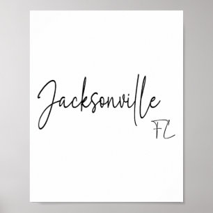 Poster Jacksonville Flórida Ca Retro