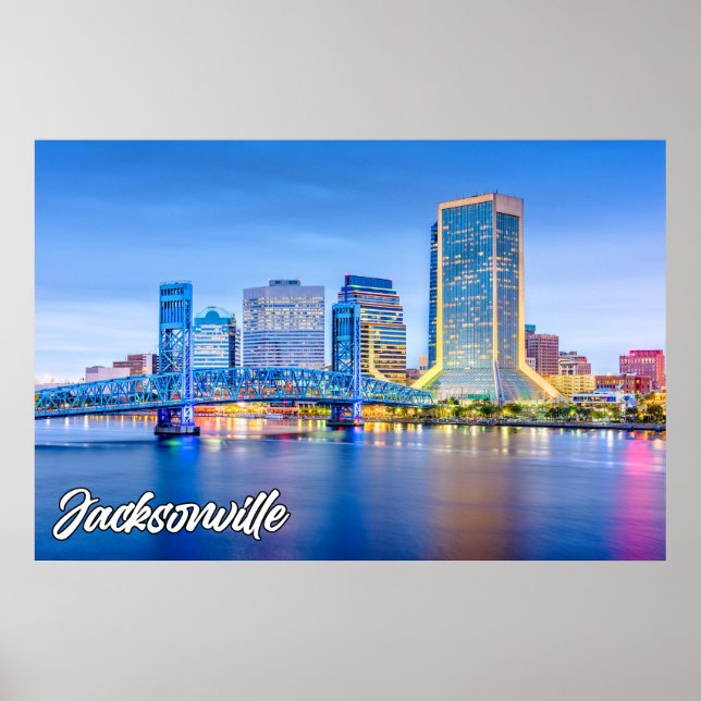 Poster Jacksonville, Flórida, Estados Unidos (Frente)