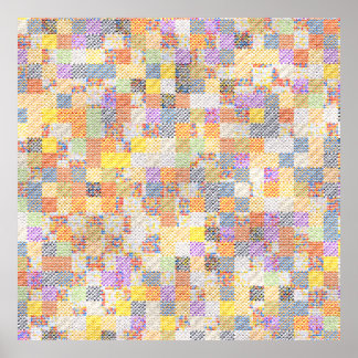 Poster Jackuard Knitting Pattern