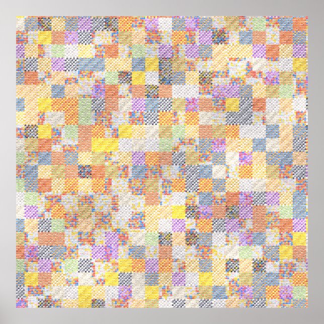 Poster Jackuard Knitting Pattern  (Frente)