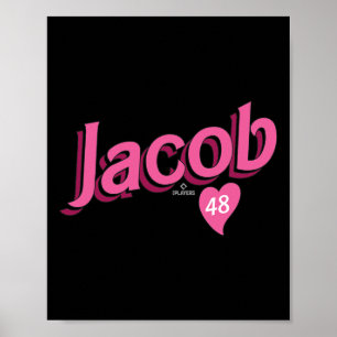 Poster Jacob Degrom Texas Venda Dia dos Namorados Mlbpa