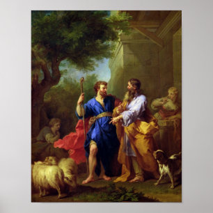 Pôster Jacob e Laban, antes de 1737