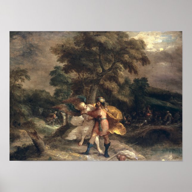 Pôster Jacob e o Anjo (Frente)