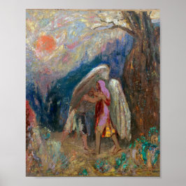 Poster Jacob e o Anjo | Odilon Redon |