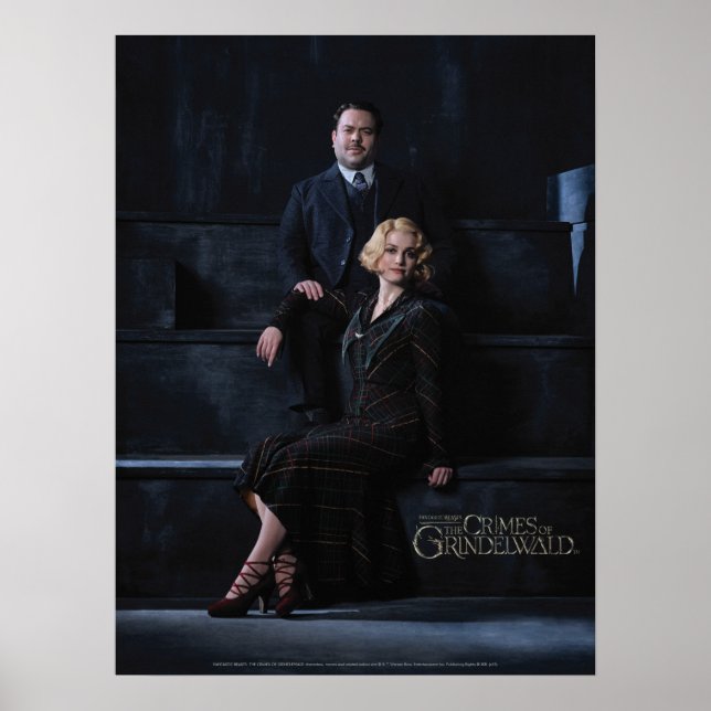 Poster JACOB KOWALSKI™ E QUEENIE GOLDSTEIN™ Foto (Frente)
