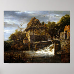 Pôster Jacob van Ruisdael - Duas Hidrelétricas