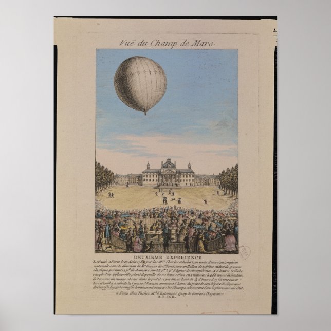 Pôster Jacques Alexandre Cesar Charles (Frente)