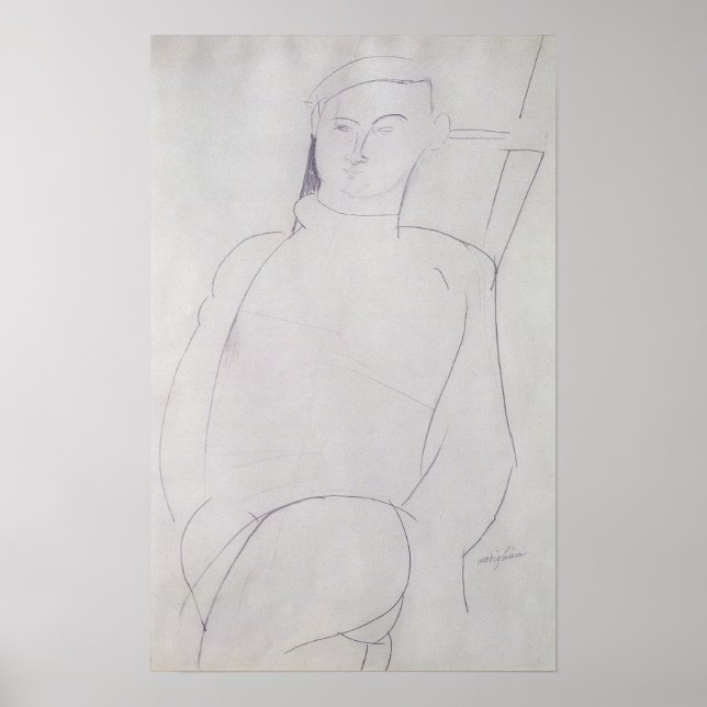 Pôster Jacques Lipchitz c.1917 (Frente)