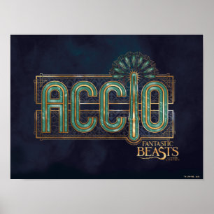 Poster Jade Art Deco ACCIO™ Spell Graphic