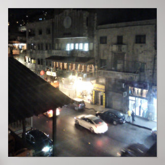 Poster Jafra Cafe, Old Centro, Jordânia