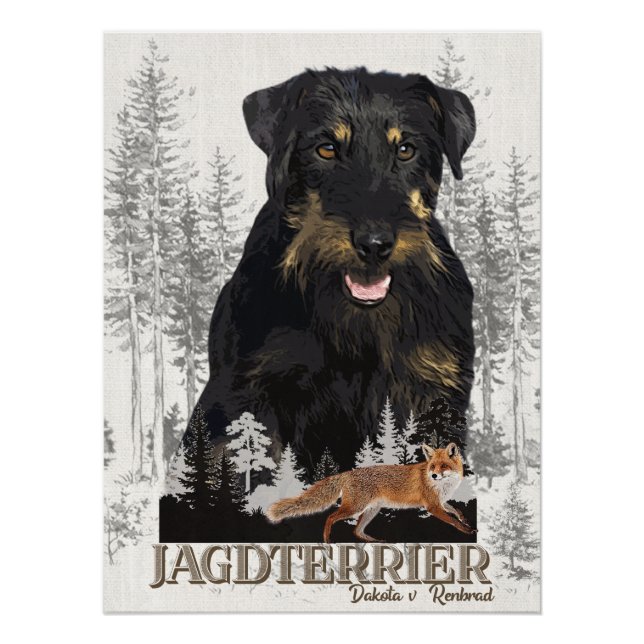 Pôster Jagdterrier Dakota v. Renbrad Faux Canvas Print (Frente)