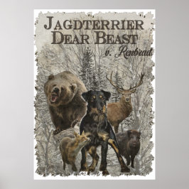 Poster Jagdterrier, Dear Beast v. Renbrad Paperweight Pho