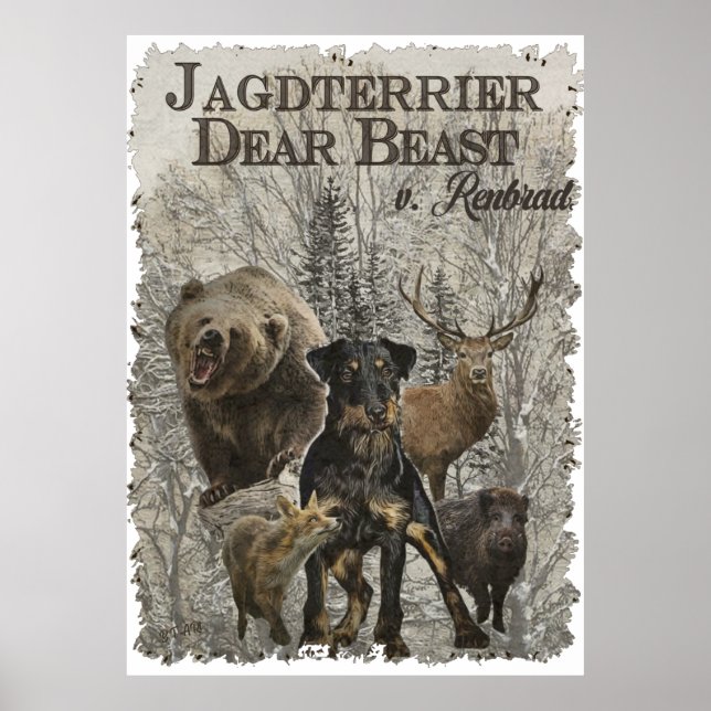 Poster Jagdterrier, Dear Beast v. Renbrad Paperweight Pho (Frente)