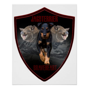 Pôster Jagdterrier Tapeçaria