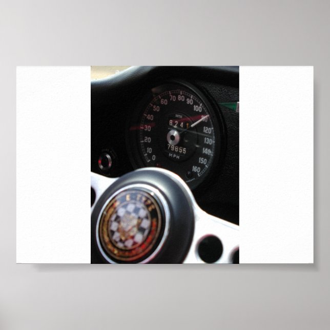 Poster Jaguar Em Velocidade (Frente)