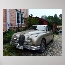 Pôster Jaguar Mark 2 em Porvoo, Finlândia