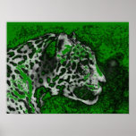 Poster Jaguar Pop Art<br><div class="desc">Jaguar Retrato Poster - Imagem Jaguar de Arte Pop - Grandes Impressões de Gatos Selvagens - O Chefe do Jaguar - Face de Jaguar</div>