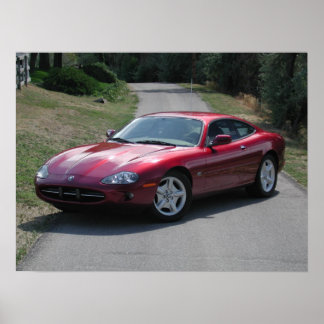 Poster Jaguar XK8 Coupe
