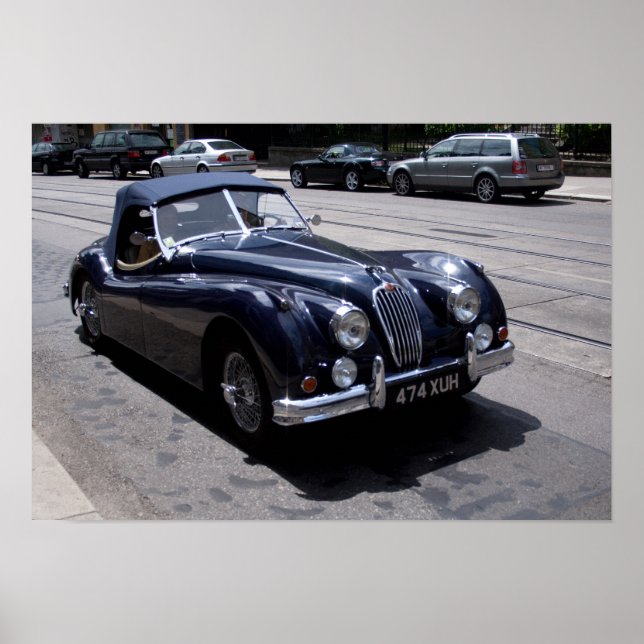 Pôster Jaguar XK 120 (Frente)