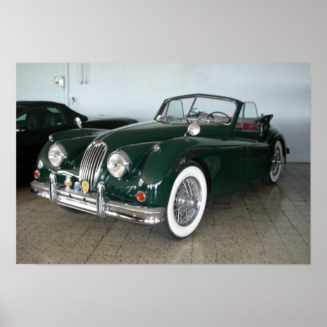 Pôster Jaguar XK 120 (Frente)